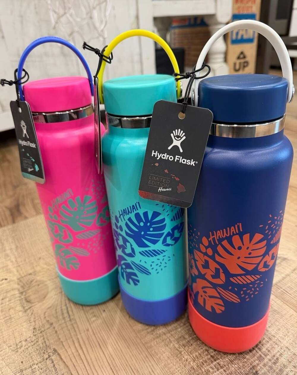 Hydro Flask Hawaii Limited Edition 40 Oz Wide Mouth Water Bottle New SET OF 3